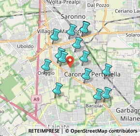 Mappa Via Asiago, 21042 Caronno Pertusella VA, Italia (1.52214)