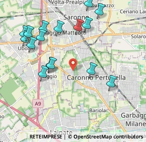 Mappa Via Asiago, 21042 Caronno Pertusella VA, Italia (2.24563)