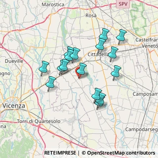 Mappa Via Vittorio Emanuele II, 35010 Grantorto PD, Italia (6.22438)