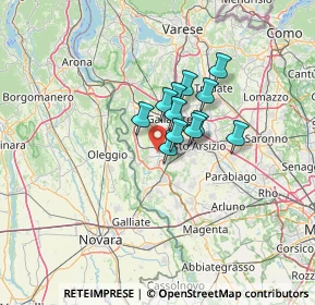 Mappa Via Santa Caterina, 21015 Lonate Pozzolo VA, Italia (7.90417)