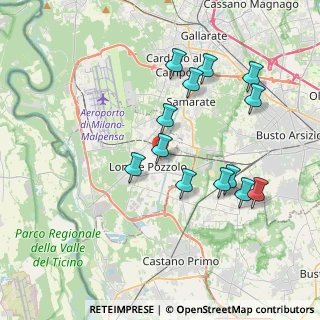 Mappa Via Santa Caterina, 21015 Lonate Pozzolo VA, Italia (3.69462)