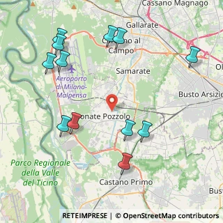 Mappa Via Santa Caterina, 21015 Lonate Pozzolo VA, Italia (4.87417)