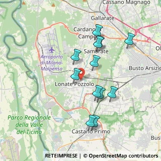 Mappa Via Santa Caterina, 21015 Lonate Pozzolo VA, Italia (3.51)