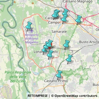 Mappa Via Santa Caterina, 21015 Lonate Pozzolo VA, Italia (3.76231)