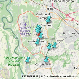 Mappa Via Santa Caterina, 21015 Lonate Pozzolo VA, Italia (2.89909)