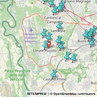 Mappa Via Santa Caterina, 21015 Lonate Pozzolo VA, Italia (5.1815)