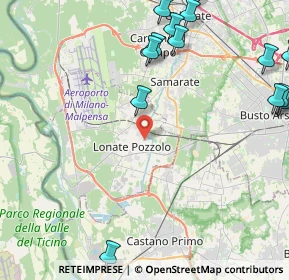 Mappa Via Santa Caterina, 21015 Lonate Pozzolo VA, Italia (6.21188)