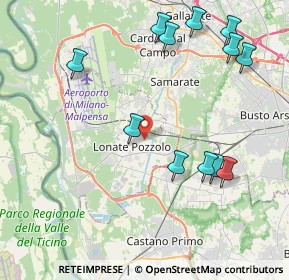 Mappa Via Santa Caterina, 21015 Lonate Pozzolo VA, Italia (4.68167)