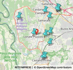Mappa Via Santa Caterina, 21015 Lonate Pozzolo VA, Italia (4.44083)