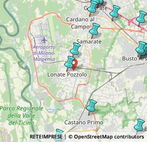 Mappa Via Santa Caterina, 21015 Lonate Pozzolo VA, Italia (6.727)