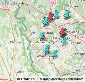 Mappa Via Santa Caterina, 21015 Lonate Pozzolo VA, Italia (6.92813)
