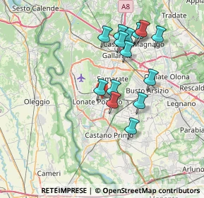 Mappa Via Santa Caterina, 21015 Lonate Pozzolo VA, Italia (6.64571)