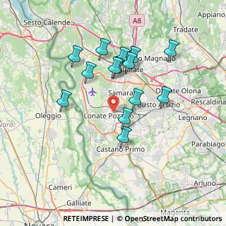 Mappa Via Santa Caterina, 21015 Lonate Pozzolo VA, Italia (6.51214)