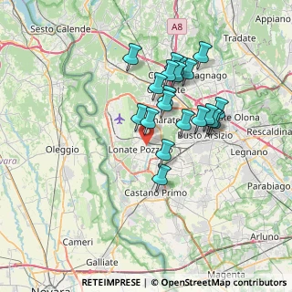 Mappa Via Santa Caterina, 21015 Lonate Pozzolo VA, Italia (6.1315)
