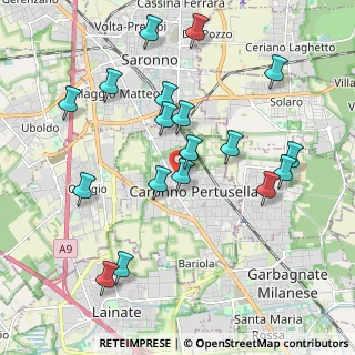 Mappa Via Silvio Pellico, 21040 Caronno Pertusella VA, Italia (2.06722)