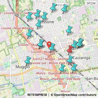 Mappa Via Guarenti, 20851 Lissone MB, Italia (1.1115)