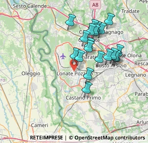 Mappa Via Adige, 21015 Lonate Pozzolo VA, Italia (6.5815)
