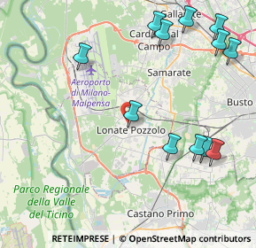 Mappa Via Adige, 21015 Lonate Pozzolo VA, Italia (5.04083)