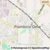Peta Piombino Dese