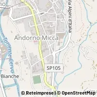 Mapa Andorno Micca