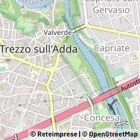 Mapa Trezzo sull'Adda