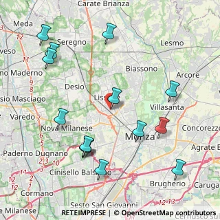 Mappa Via Fratelli Bandiera, 20035 Lissone MB, Italia (4.78643)
