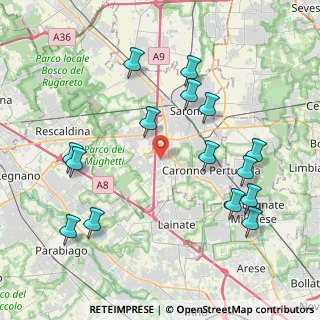 Mappa Via Camillo Benso Conte di Cavour, 21040 Origgio VA, Italia (4.47133)