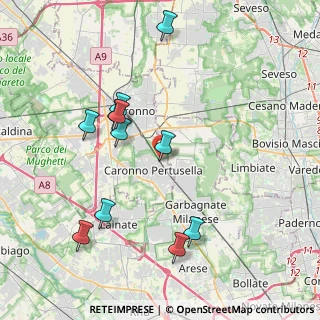 Mappa Vicolo Monte Cassino, 21042 Caronno Pertusella VA, Italia (4.03)