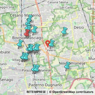 Mappa Via XXIV Maggio, 20814 Varedo MB, Italia (2.0965)
