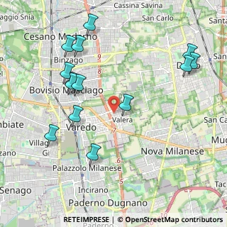 Mappa Via XXIV Maggio, 20814 Varedo MB, Italia (2.30214)