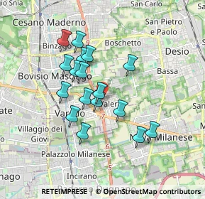 Mappa Via XXV Aprile, 20814 Varedo MB, Italia (1.47824)