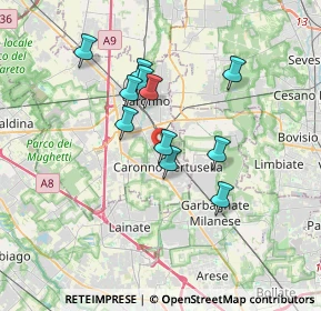 Mappa Vicolo Giuseppe Giusti, 21042 Caronno Pertusella VA, Italia (2.87818)