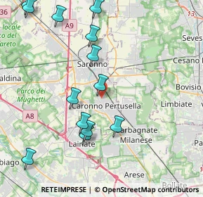 Mappa Vicolo Giuseppe Giusti, 21042 Caronno Pertusella VA, Italia (4.66923)