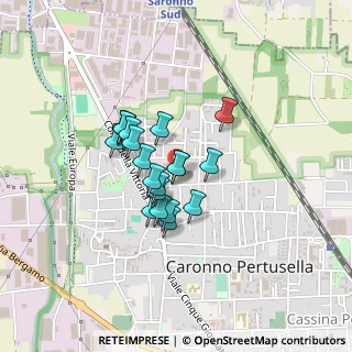 Mappa Vicolo Giuseppe Giusti, 21042 Caronno Pertusella VA, Italia (0.293)