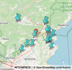 Mappa Via Gramsci, 25089 Villanuova Sul Clisi BS, Italia (6.55733)