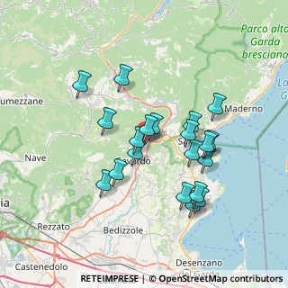 Mappa Via Gramsci, 25089 Villanuova Sul Clisi BS, Italia (6.4215)