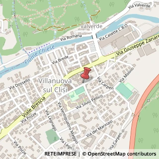 Mappa Via circonvallazione, 25089 Villanuova sul Clisi, Brescia (Lombardia)