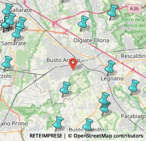 Mappa Via Alba, 21052 Busto Arsizio VA, Italia (6.828)