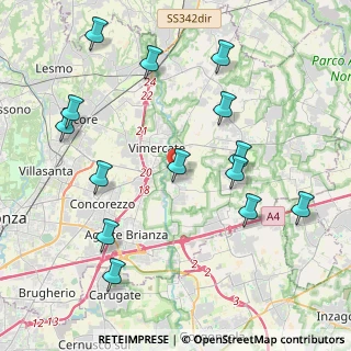 Mappa Via Giacomo Leopardi, 20875 Burago di Molgora MB, Italia (4.625)