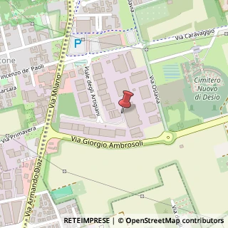 Mappa Viale degli Artigiani, 50, 20832 Desio, Monza e Brianza (Lombardia)