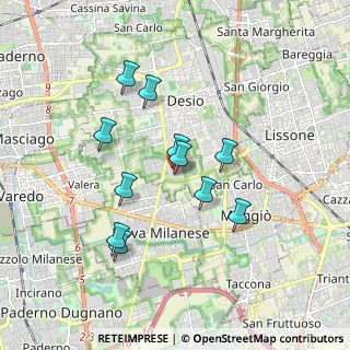 Mappa Viale degli Artigiani, 20033 Desio MB, Italia (1.55818)
