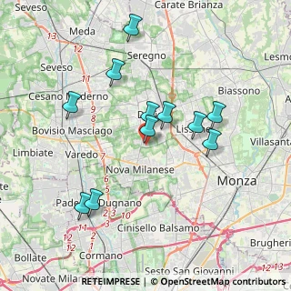 Mappa Viale degli Artigiani, 20033 Desio MB, Italia (3.53545)