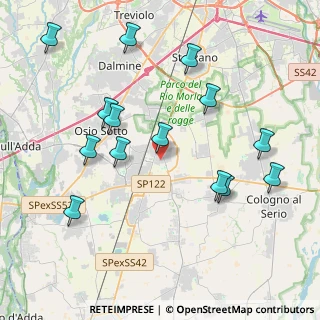 Mappa Via Palma Il Vecchio, 24049 Verdello BG, Italia (4.34357)