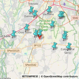 Mappa Via Palma Il Vecchio, 24049 Verdello BG, Italia (4.57214)