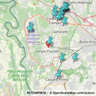 Mappa Via Bolivia, 21015 Lonate Pozzolo VA, Italia (5.47)