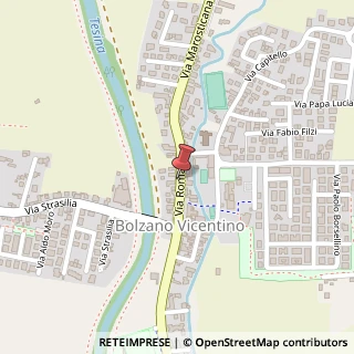 Mappa Via Roma, 49, 36050 Bolzano Vicentino, Vicenza (Veneto)