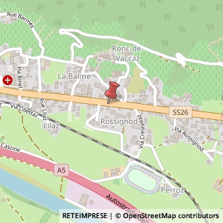 Mappa Via Roma, 136, 11020 Donnas, Aosta (Valle d'Aosta)