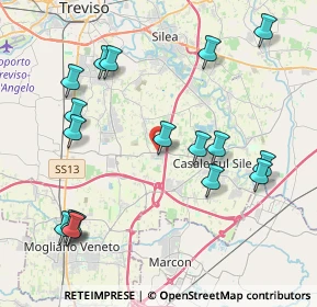 Mappa Via dell'Artigianato, 31032 Casale sul Sile TV, Italia (4.60824)