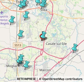 Mappa Via dell'Artigianato, 31032 Casale sul Sile TV, Italia (5.38563)