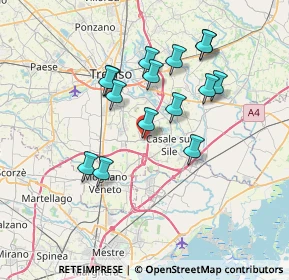 Mappa Via dell'Artigianato, 31032 Casale sul Sile TV, Italia (6.468)